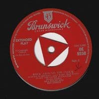 BILL HALEY AND HIS COMETS Rock Around The Clock EP Vinyl Record 7 Inch Brunswick 1957